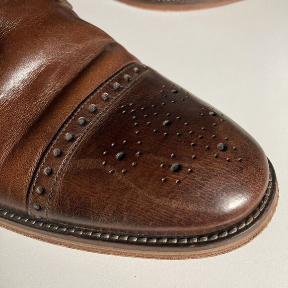 Johnston & Murphy Dempsey Dress Shoes (Men’s Size 11) Leather Oxfords Cap Toe - Picture 9 of 13